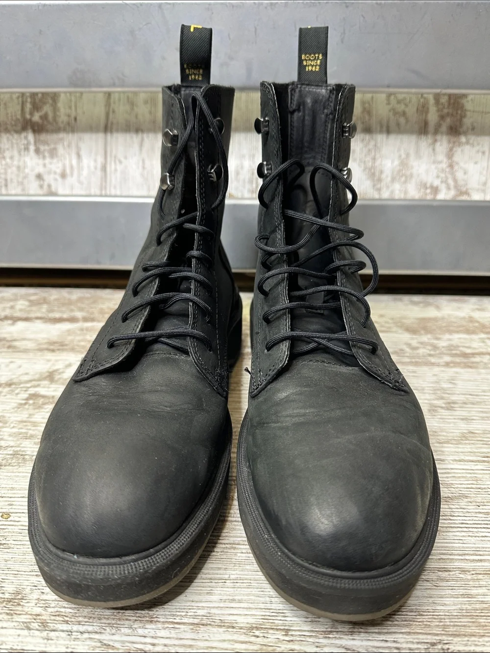 Sorel Black Hi-Line Waterproof Lace-Up Boot Sz 9